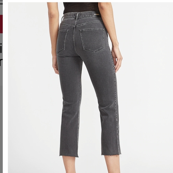Cropped Flare High Rise Jeans - Picture 3 of 5